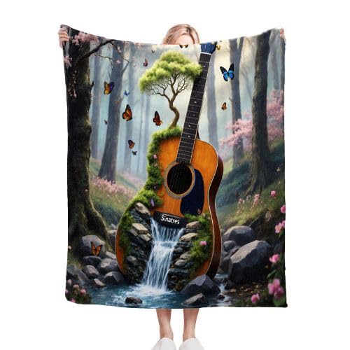 Couverture Polaire 220x240 Instrument de Musique pour Lit King Size Douceur B53