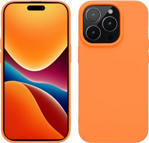 M Cart Silicone Material Back Case Cover Compatible for iPhone 15 Pro - 6.1 inch 2023 Release (Orange) (B0CLH6ND4M) Amazon Price History, Amazon Price Tracker