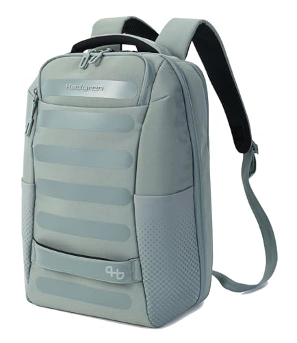 Hedgren Handle Medium Backpack, Grey/Green, One Size2