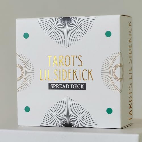 Getta Girl Tarot's Lil Sidekick Spread Deck: 82 Gilded Question and Category Cards Designed for Clarity and Impact for Oracle & Tarot Readings. (Velvet Pouch Included)