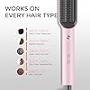 Hair Straightener Brush, TYMO Ring Hair Straightener Comb Straightening Brush for Women with 5 Temps 20s Fast Heating & Dual Voltage, Pink #4