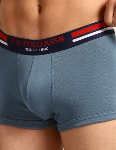 Image of U.S. Polo ASSN. Mens I641 Anti Microbial Essential Boxer Underwear Brief -Pack of 2