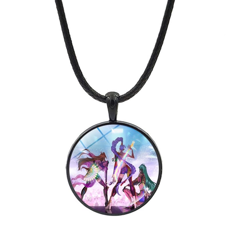 K-Pops Demons Hunters Collar Hun-Trix ru mi sa Ja Boys de Rpy Ti Ger Dibujos Animados...