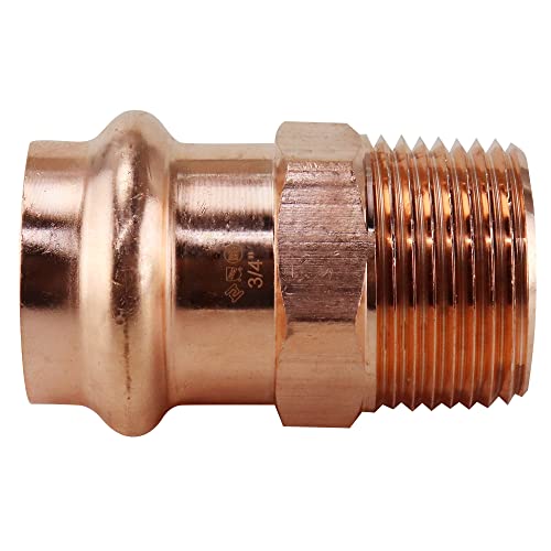 3/4 in. Copper Press x MPT Pressure Male Adapter
