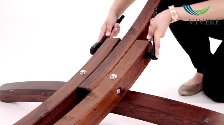 Amaca Doppia Vivere Con Supporto In Legno - Perfetta Per Giardino E Relax - Foto 9