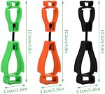 4Pcs Gants de travail clips, non-dérapant Sécurité Clip garde travail Gants pour la construction de jardin de travailleur