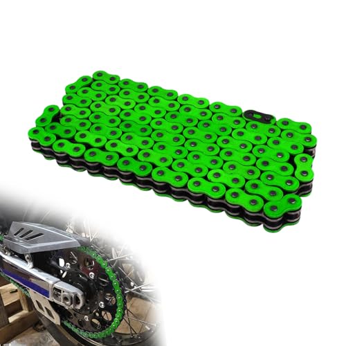 JFG RACING Dirt Bike Chain 520 X Ring 120-Links Green
