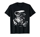 Classic Blower Big Block Racing Car Engine - Racing Engine T-Shirt