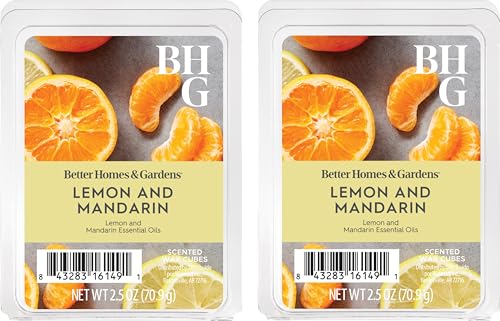 Better Homes and Gardens Scented Wax Cubes 2.5oz 2-Pack (Lemon and Mandarin)