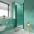 28-30 in.W x72 in.H i-Homare Frameless Pivot Shower Door, 1/4 inch (6mm) SGCC Clear Tempered Glass Pivot Swing Shower Door, Easy to Clean