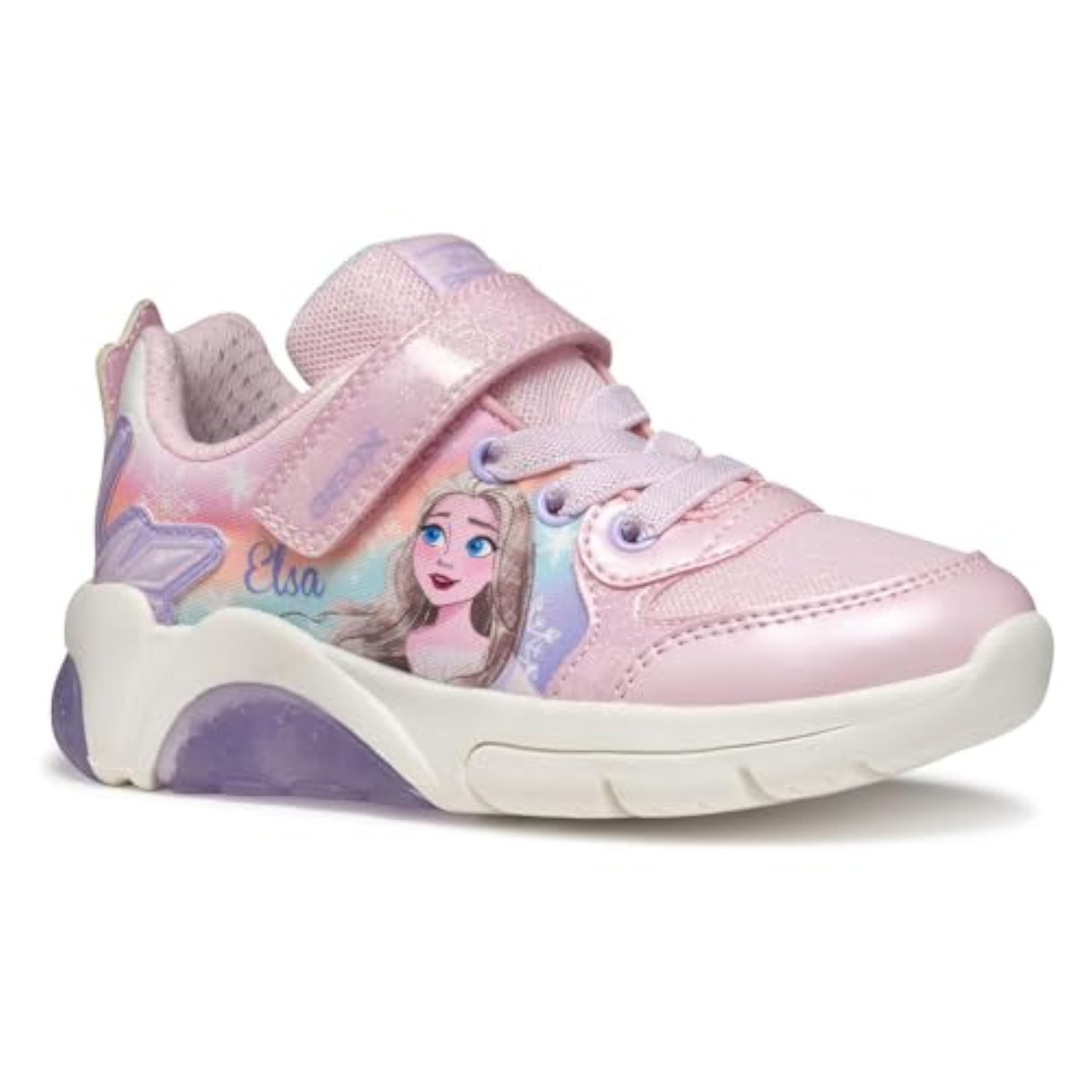 Geox - J FADINLIGHT Girl E, Zapatillas Niñas, Pink/Lilac,