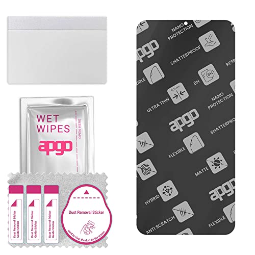 apgo Protector de pantalla MATTE Hybrid Glass para Oppo RX17 Pro