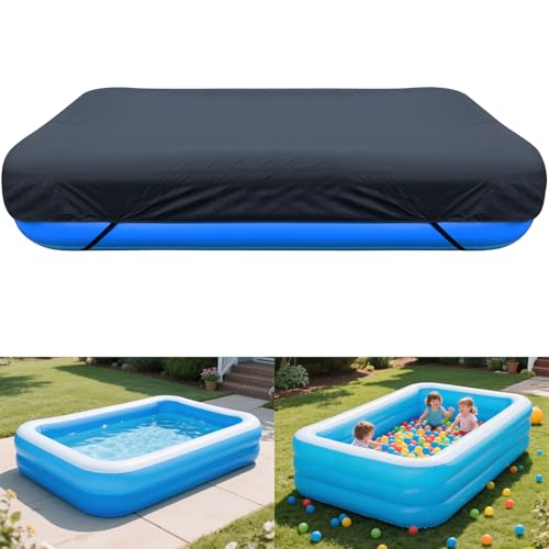 Inflatable Rectangle Pool Cover 130x72 inches
