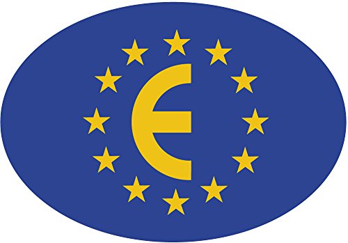 Artimagen Adesivo ovale Unione Europea 80 x 60 mm