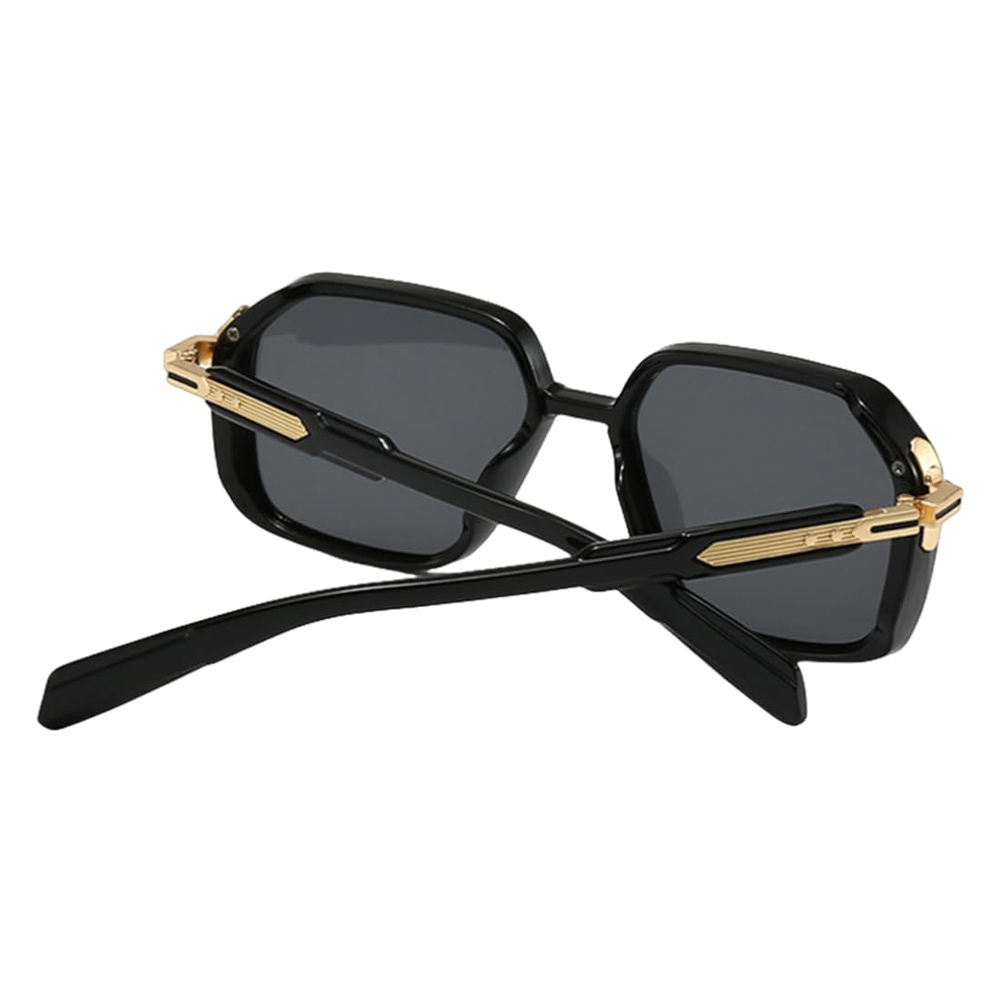 Occhiali da sole retrò da uomo, UV400, moda, donna, rivetti sfumati