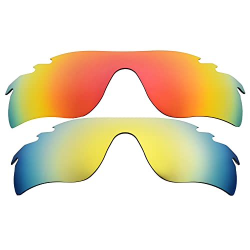 Lentes Oakleys Radarlock Path ventilado en oro de 24 quilates espejo