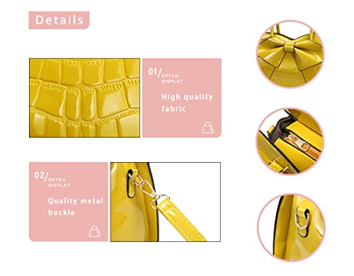 Image of JHVYF Women Tote bag Satchel Purses and Handbags for Women Shoulder Bags Bow Purse