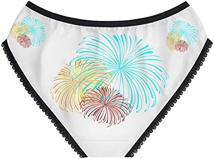 Fireworks Vector Panties, Fireworks Vector Underwear, Briefs, Cotton Briefs, Funny Underwear, Panties For Women