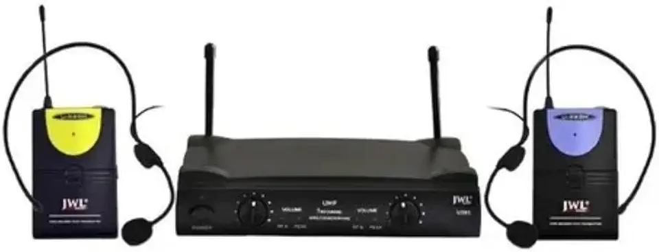 Microfone Sem Fio Duplo Headset U-585 HH JWL