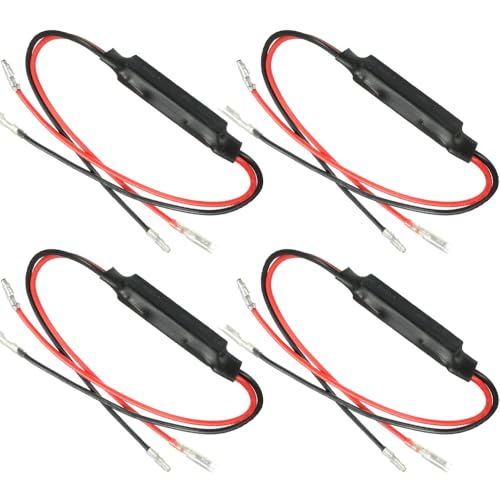 Image of Gebildet 4PCS Motorcycle Resistor 12V Motorbike Turn Signal Indicator Resistor 10W10Ω Adaptor Flash Fix Error LED for Motorcycle Motorbike(Y-066)