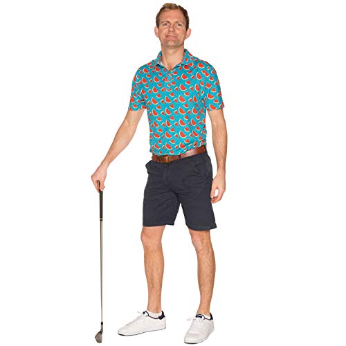Image of Royal & Awesome Funny Golf Shirts for Men, Mens Golf Shirt, Crazy Golf Shirts for Men, Fun Golf Polos for Men, Mens Polo Golf