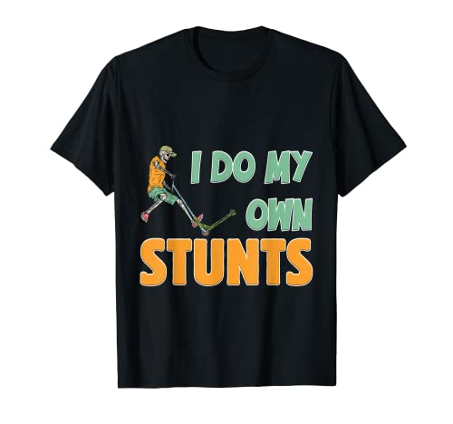 Photo de Homme I Do My Own Stunts Scooter Tricks Skater Rider Young T-Shirt