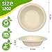 Paper Bowls, 100% Compostable Disposable Soup/Salad Bowls 12 Oz 125 Pack, PFAS-Free BPI Certified Eco-Friendly Hot/Cold Food Bowls, Natural Brown 3