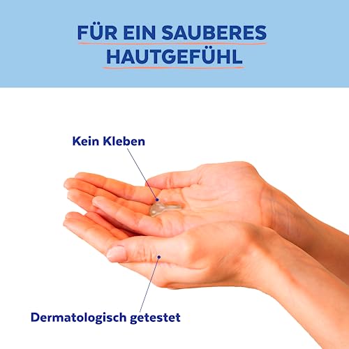Sagrotan Hand-Desinfektionsgel Kamille & Lotus Desinfektionsmittel für die Hände in handlicher Reisegröße – 1 x 50 ml antibakterielles Gel