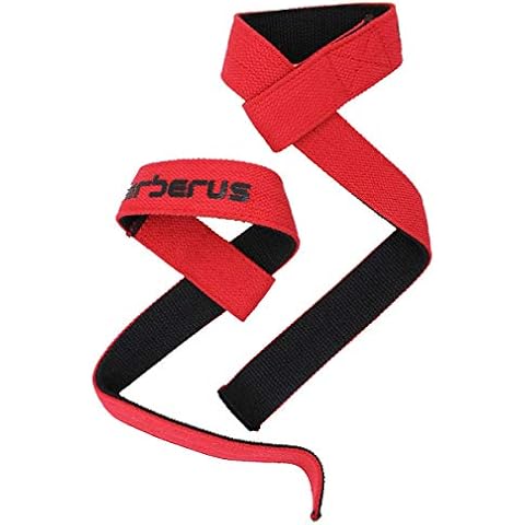 CERBERUS Strength Dual-Ply Cotton Lifting Straps (Pair) Cover