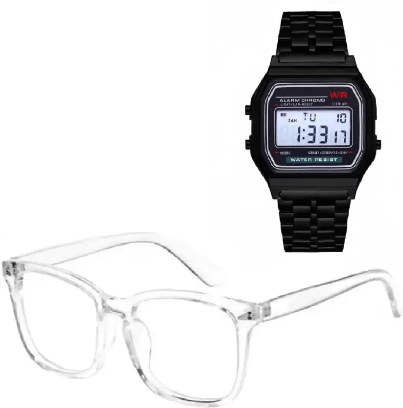 SELLORIA Digital Watch - for Boys & Girls Digital Watch - for Men Multi Colour Chain-dial Digital Watch (Pack of 2) Rose Gold (Black) (B0CBL2QCCP) Amazon Price History, Amazon Price Tracker