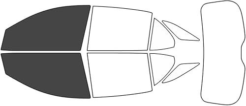 Rvinyl Kit de tinte de ventana compatible con Chevrolet Equinox 2018-2023 - Kit de precorte delantero - 20%
