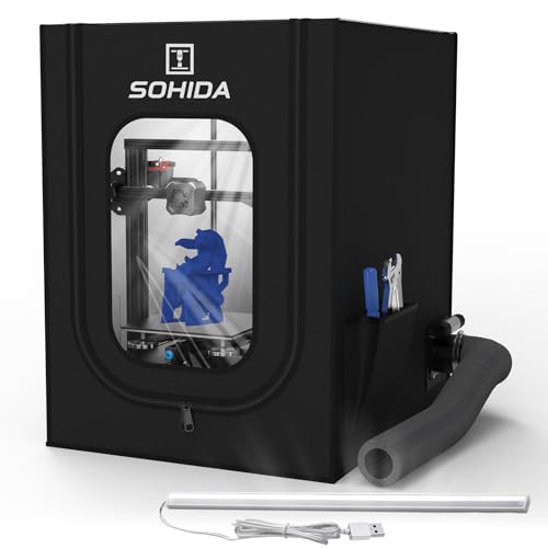 3D Printer Enclosure with Ventilation & LED for Ender 3/Pro