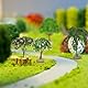 Toddmomy 5 Stück Modellbau Bäume: Miniatur Diorama Modellbau Bäume Kunstbaum Für Miniatur Feengarten Zubehör Modelleisenbahn Landschaft
