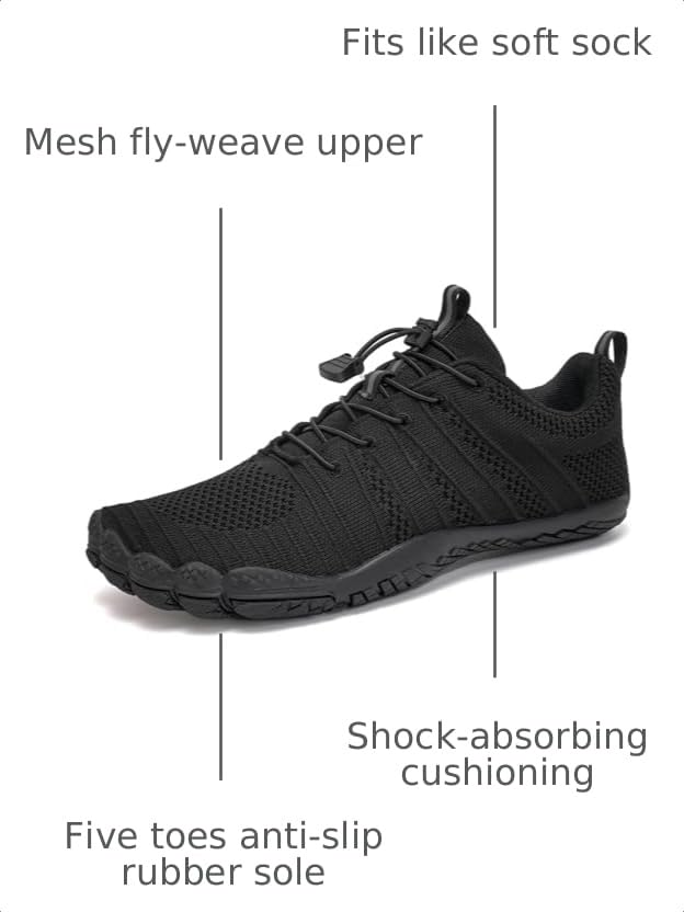 Image of WateLves Water Shoes Men Women Beach Barefoot Aqua Socks Breathable Wide Swim Outdoor Walking Anti Slip Pool Shoes for Hiking Kayaking Diving Surfing