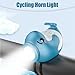 Wooswen Bike Horn Lights Bike Horn Lights Cute Whale LED Bike Lamp with 110 Decibel Horn High Brightness Flashlight Night Riding Cycling Light