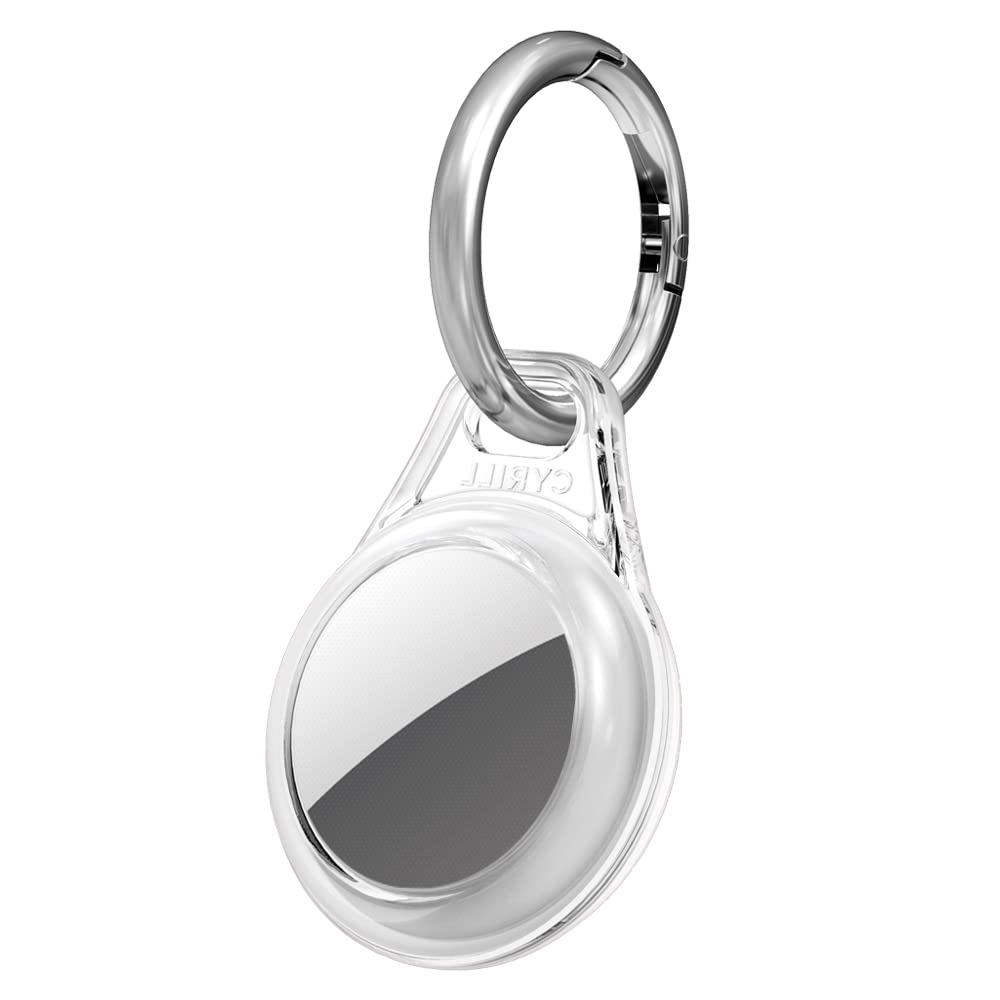 Cyrill Spigen AirTag Case Cover with Keychain Clear Transparent TPU - Crystal Clear (B093KBW6J2) Amazon Price History, Amazon Price Tracker