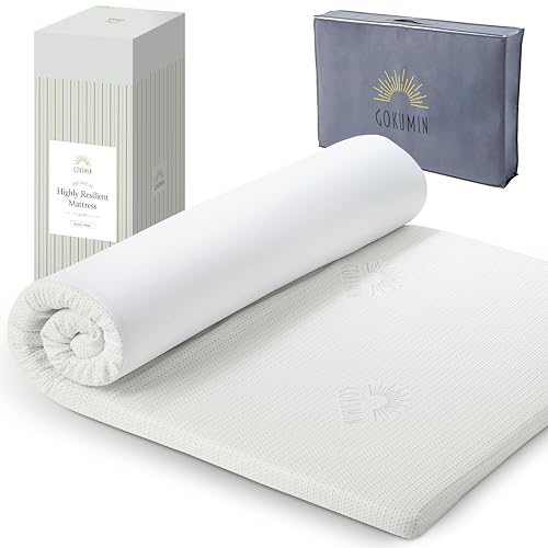 GOKUMIN 低反発マットレス　ダブル　5cm 美品 包み込まれる寝心地 厚さ5cm】プレミアム低反発マットレス