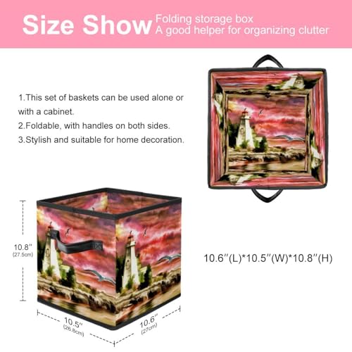 Boîte de rangement pliable en tissu cube pour jouets et placard