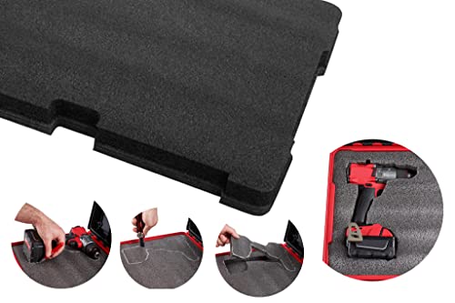 48-22-8451 packout foam inserts for Milwaukee packout Drawer foam tool box inserts(2 pcs)