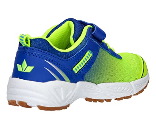 Lico Unisex Kinder Barney VS Hallenturnschuh, lemon/blau, 32 EU – Ansicht 4