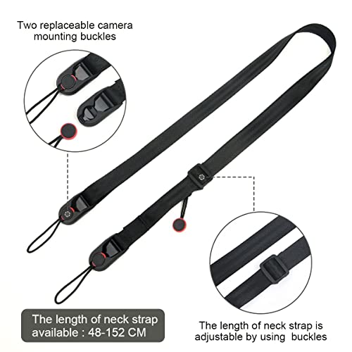 Vicloon Handschlaufe Kamera Tragegurt Schultergurt Schnellverschluss Universal Kameragurt schnellverschluß… – Bild 5