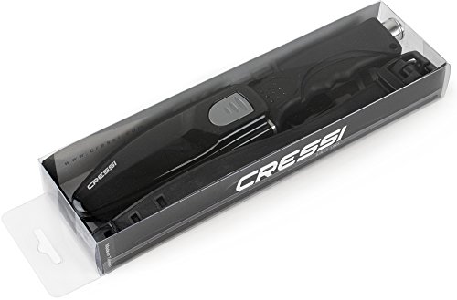 Cuchillo de buceo Cressi negro con funda para submarinismo 6