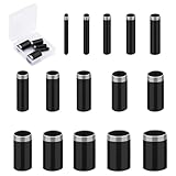 穴あけポンチ ハトメパンチ 5個セット 型抜きパンチ 穴あけ 合金スチール製 中空タイプ 皮革加工 DIY用工具 財布 腕時計 ストラップ対応 収納ケース付き