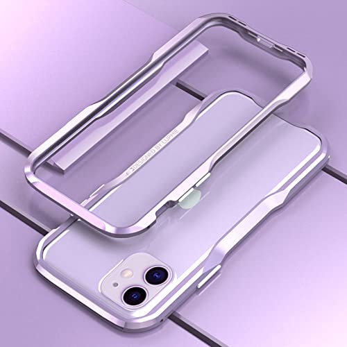 Bumper 12 13 Mini X XS XR housse antichoc en métal pour iPhone violet