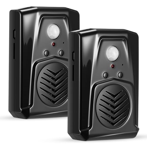 Saysurey 2 Pcs Motion Activated Voice Sensor PIR Infrared Speaker