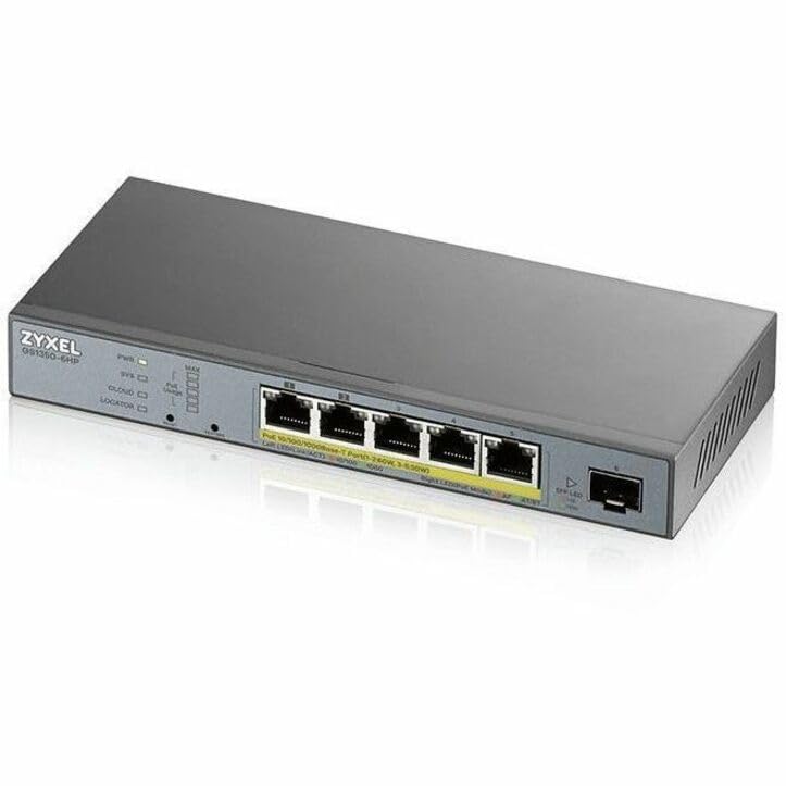 Amazon.com: Zyxel 5-Port Gigabit PoE+ Switch | Smart-Managed | 3x