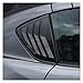 Compatible For Mazda MX-5 2016-2023 ABS Matte Black Car Rear Window Triangle Exterior Shutter Deflector Decoration Modified Accessrories(Matte black)