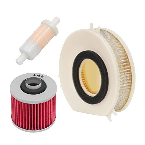 Xulong Air Filter & Oil Filter & Fuel Filter Cleaner Compatible With Yamaha V Star 1100 Xvs1100 Xvs 1100 Midnight Custom 2007 2008 2009 / V Star Xvs1100 Xvs 1100 Custom 2000-2009 #TOP1