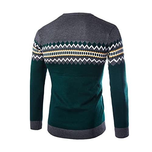 Akklian Men's Crewneck Sweater Slim Fit Lightweight Pullover Knitted Sweaters Casual Long Sleeve Basic Tshirts Undershirt2