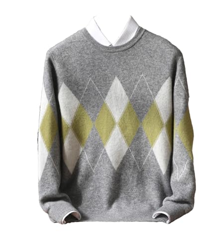 Men’S Crew Neck Sweater Knitted Jumper Long Sleeve Knit Basic Sweaters